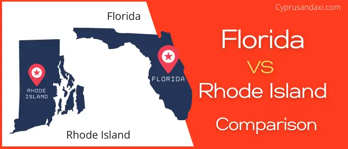 Is Florida bigger than Rhode Island
