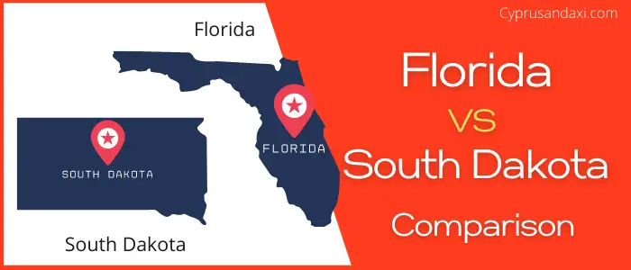 Is Florida bigger than South Dakota