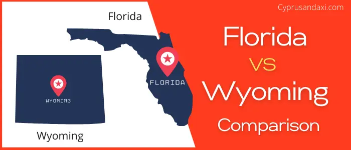 Is Florida bigger than Wyoming