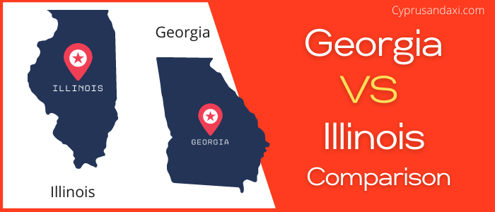 Is Georgia bigger than Illinois