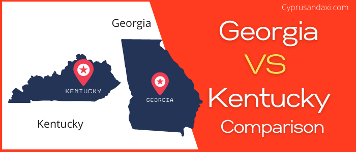 Is Georgia bigger than Kentucky