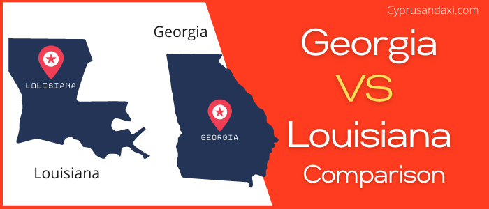 Is Georgia bigger than Louisiana
