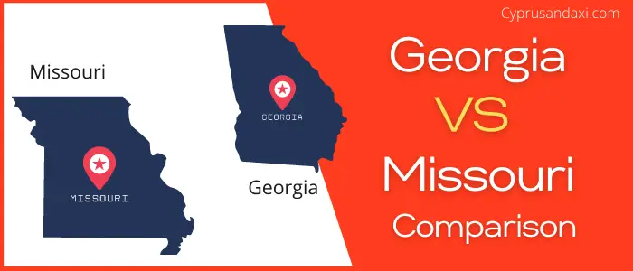Is Georgia bigger than Missouri