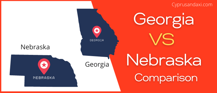 Is Georgia bigger than Nebraska