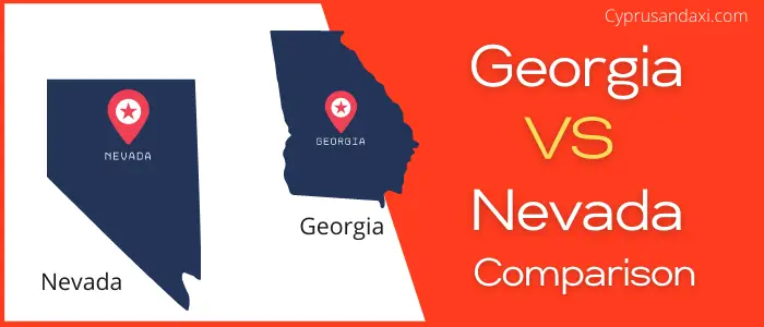 Is Georgia bigger than Nevada