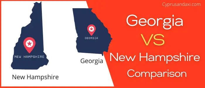 Is Georgia bigger than New Hampshire