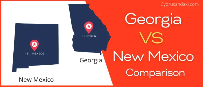 Is Georgia bigger than New Mexico