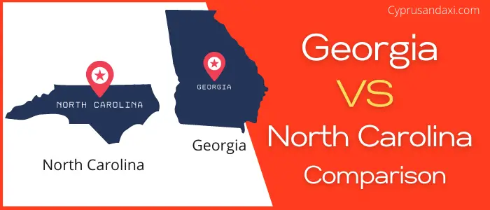 Is Georgia bigger than North Carolina