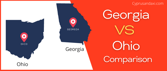 Is Georgia bigger than Ohio