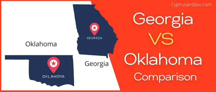 Is Georgia bigger than Oklahoma