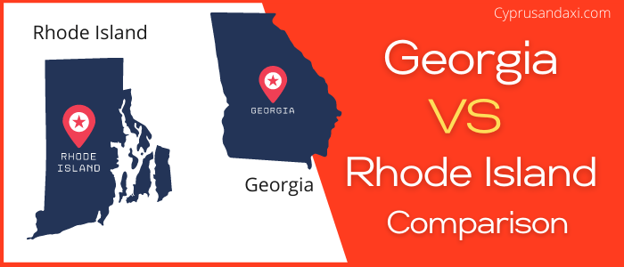 Is Georgia bigger than Rhode Island