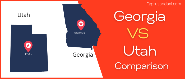 Is Georgia bigger than Utah