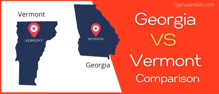 Is Georgia bigger than Vermont