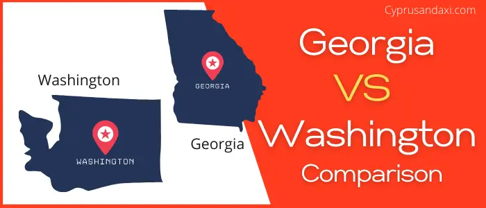 Is Georgia bigger than Washington