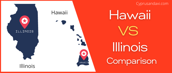 Is Hawaii bigger than Illinois