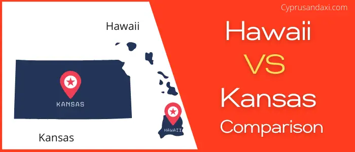 Is Hawaii bigger than Kansas