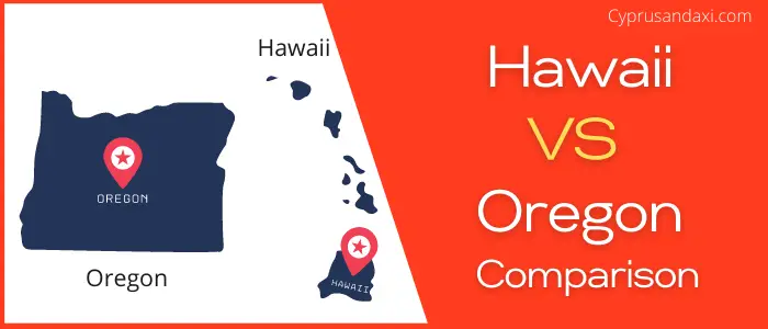 Is Hawaii bigger than Oregon