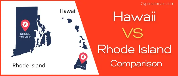Is Hawaii bigger than Rhode Island