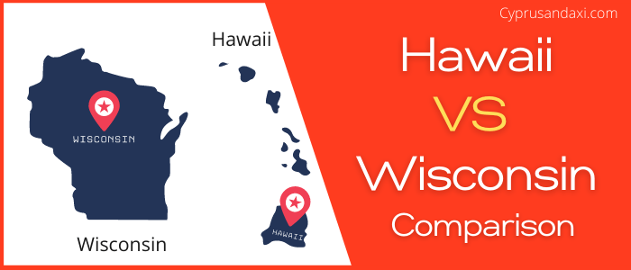 Is Hawaii bigger than Wisconsin