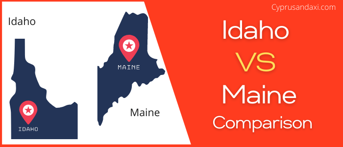Is Idaho bigger than Maine