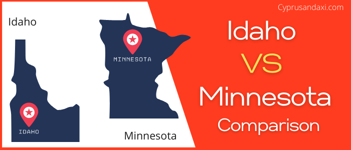 Is Idaho bigger than Minnesota