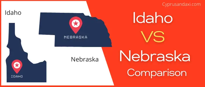 Is Idaho bigger than Nebraska