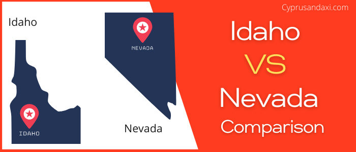 Is Idaho bigger than Nevada