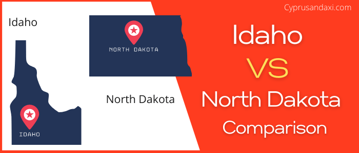 Is Idaho bigger than North Dakota