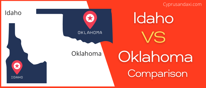 Is Idaho bigger than Oklahoma