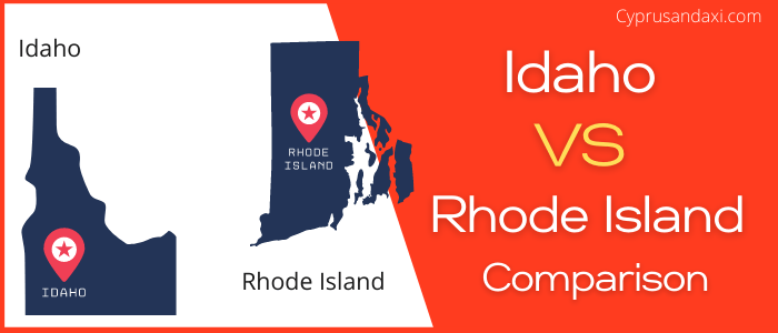 Is Idaho bigger than Rhode Island