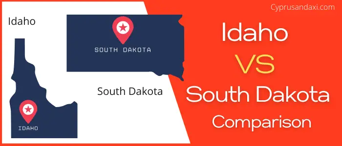 Is Idaho bigger than South Dakota