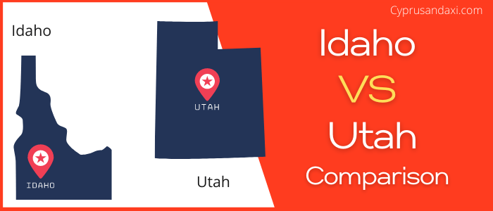 Is Idaho bigger than Utah