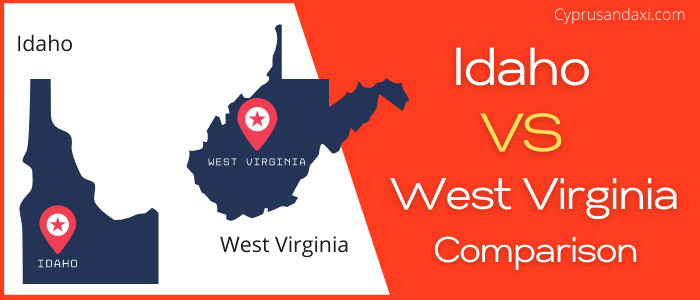 Is Idaho bigger than West Virginia