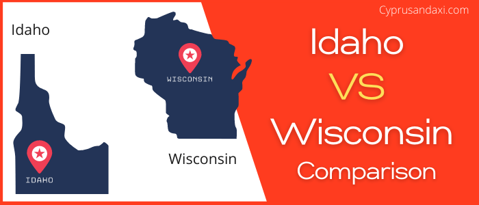 Is Idaho bigger than Wisconsin