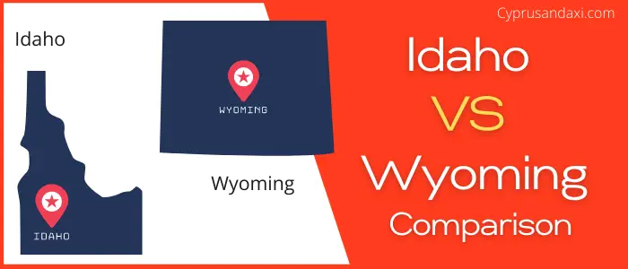 Is Idaho bigger than Wyoming