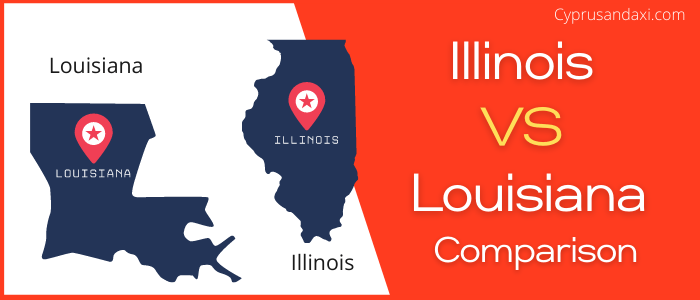 Is Illinois bigger than Louisiana