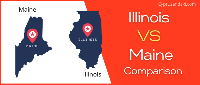 Is Illinois bigger than Maine
