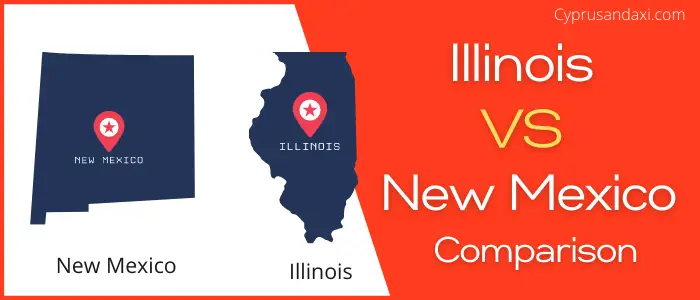 Is Illinois bigger than New Mexico