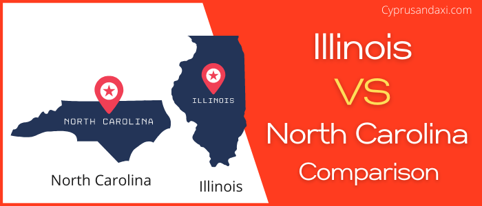 Is Illinois bigger than North Carolina