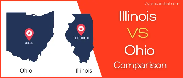 Is Illinois bigger than Ohio