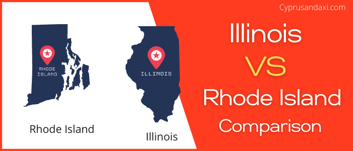 Is Illinois bigger than Rhode Island