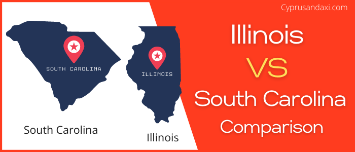 Is Illinois bigger than South Carolina