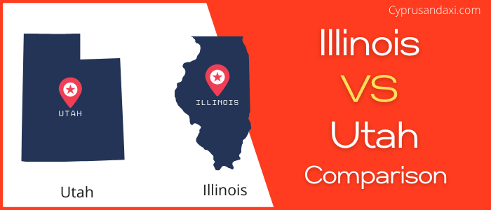 Is Illinois bigger than Utah
