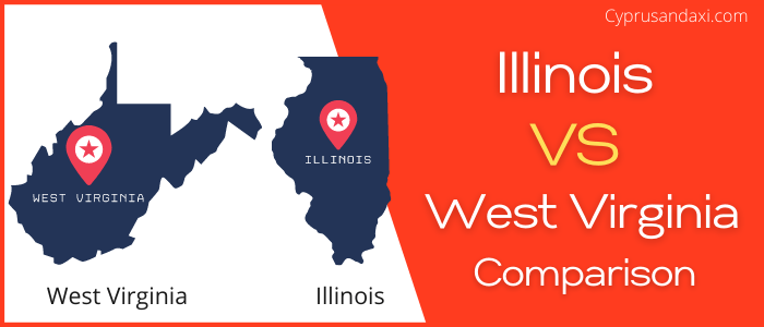 Is Illinois bigger than West Virginia