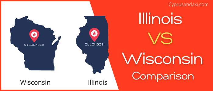 Is Illinois bigger than Wisconsin