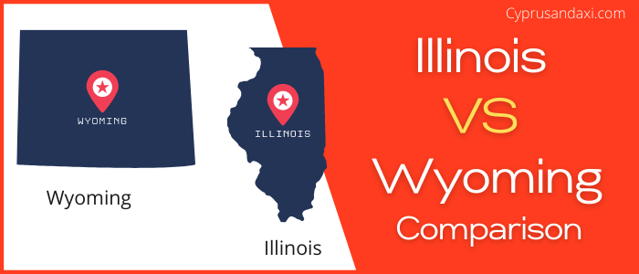Is Illinois bigger than Wyoming