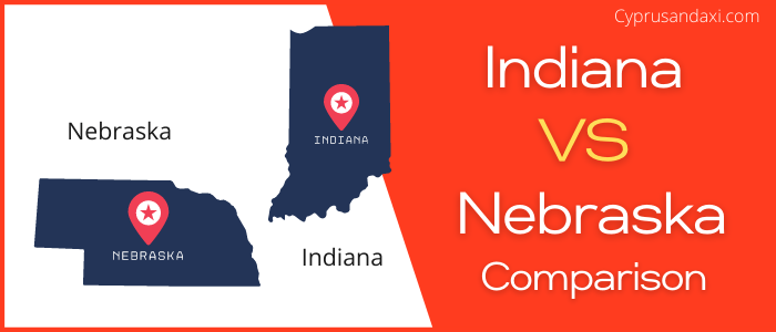 Is Indiana bigger than Nebraska