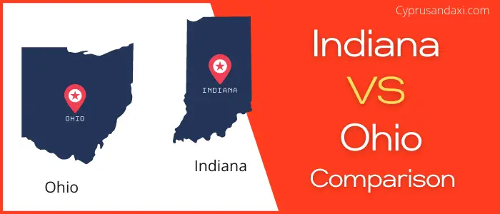 Is Indiana bigger than Ohio