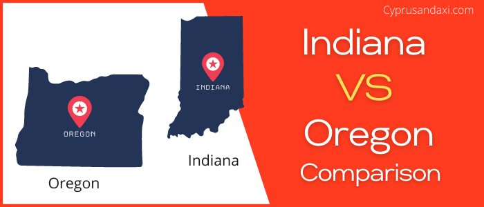 Is Indiana bigger than Oregon