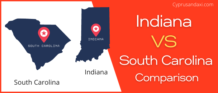 Is Indiana bigger than South Carolina